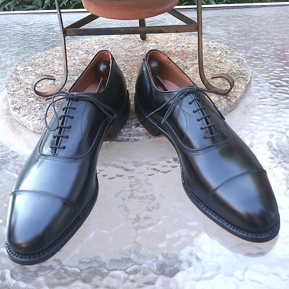 🆕 !!!!SOLD!!!! Allen Edmonds Black Cap Toe Oxford - Picture 8 of 13